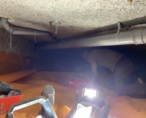 Milieuvriendelijk huis door vloerisolatie in Schoten Milieuvriendelijk huis door vloerisolatie in Schoten