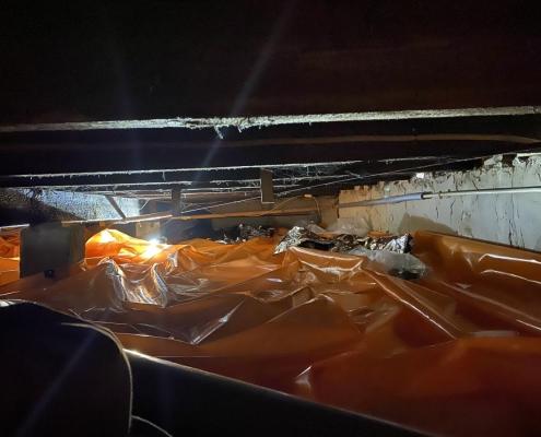 Kruipruimte isolatie in Dinteloord Kruipruimte isolatie in Dinteloord