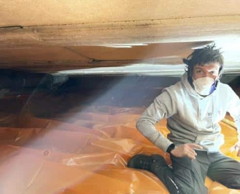 Milieuvriendelijk huis door vloerisolatie in Rotterdam Milieuvriendelijk huis door vloerisolatie in Rotterdam