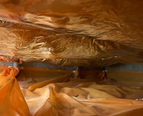 Warme vloer door vloerisolatie in Kekerdom