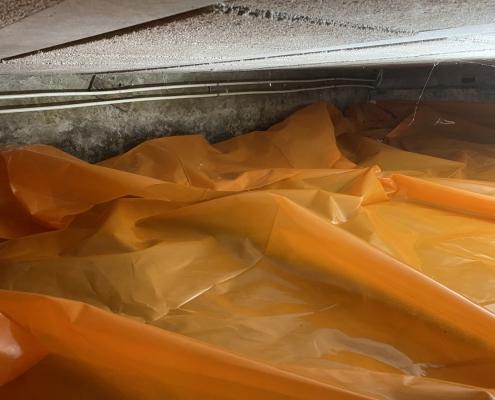 Kruipruimte isolatie in Boxtel