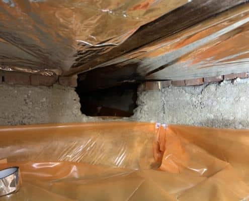 Stank verholpen door kruipruimte ventilatie in Roermond Stank verholpen door kruipruimte ventilatie in Roermond