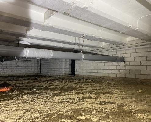 Kruipruimte isolatie in Odijk