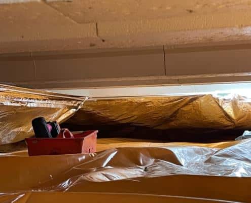 Kruipruimte ventilatie gaat schimmels tegen in Malden