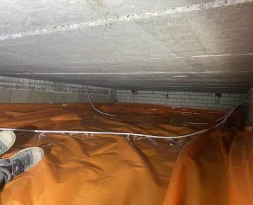 Milieuvriendelijk huis door vloerisolatie in Steenbergen Milieuvriendelijk huis door vloerisolatie in Steenbergen