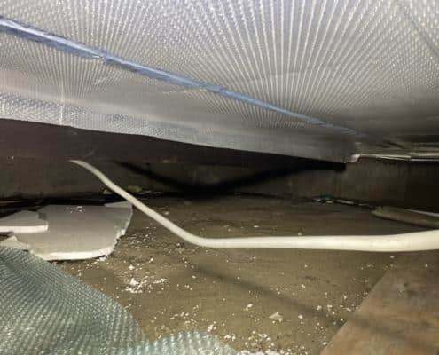 Kruipruimte isolatie in Oss
