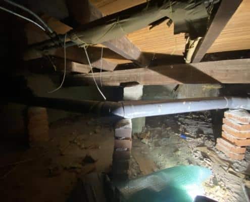 Milieuvriendelijk huis door vloerisolatie in Zaltbommel