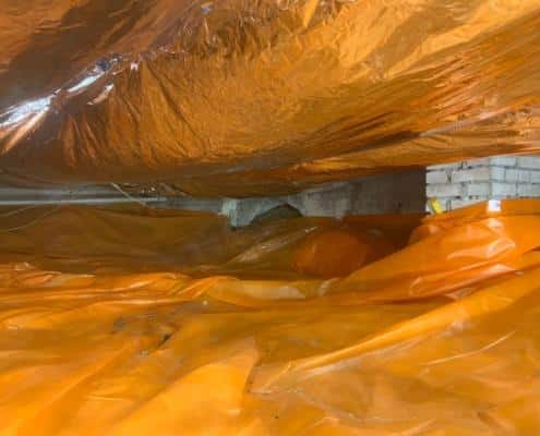 Kruipruimte isolatie in Breda Kruipruimte isolatie in Breda