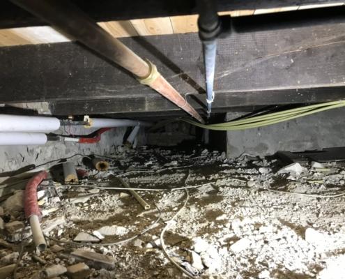 Kruipruimte isolatie in Delft
