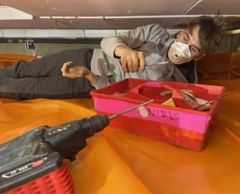 Warme vloer door vloerisolatie in Tilburg Warme vloer door vloerisolatie in Tilburg