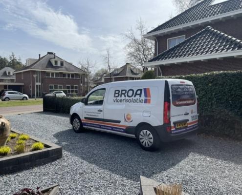Warme vloer door vloerisolatie in Huijbergen