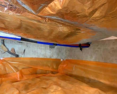 Warme vloer door vloerisolatie in ULVENHOUT AC Warme vloer door vloerisolatie in ULVENHOUT AC