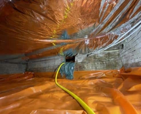 Kruipruimte isolatie in Vught