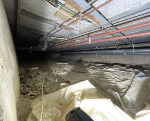 Warme vloer door vloerisolatie in Maasdam Warme vloer door vloerisolatie in Maasdam