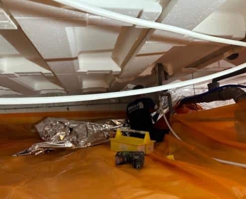 Stank verholpen door kruipruimte ventilatie in Vlijmen