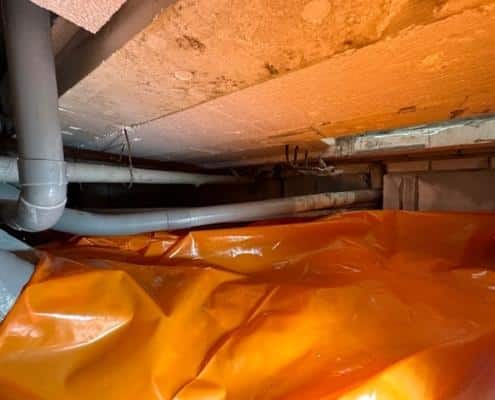 Kruipruimte isolatie in Tilburg Kruipruimte isolatie in Tilburg