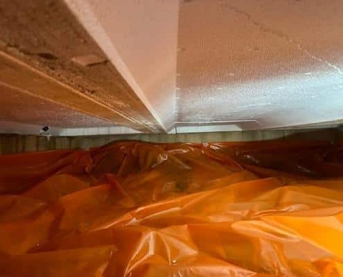 Milieuvriendelijk huis door vloerisolatie in Arnhem Milieuvriendelijk huis door vloerisolatie in Arnhem