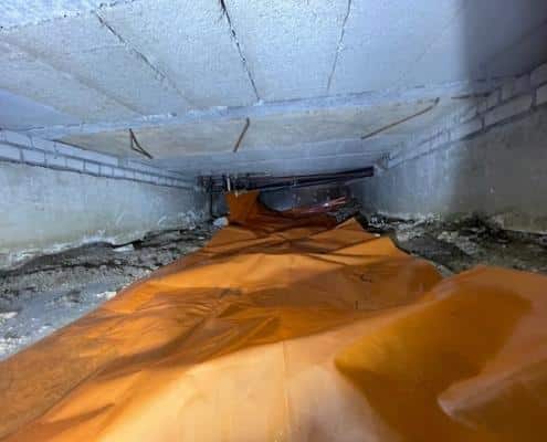 Kruipruimte ventilatie gaat schimmels tegen in Nijmegen