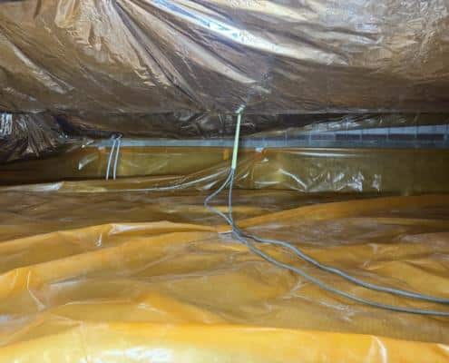 Kruipruimte ventilatie gaat schimmels tegen in Geldrop
