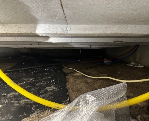 Warme vloer door vloerisolatie in Oostvoorne Warme vloer door vloerisolatie in Oostvoorne