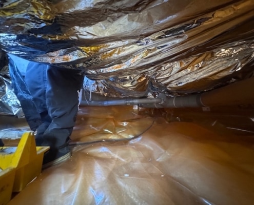 Kruipruimte isolatie in Vught Kruipruimte isolatie in Vught