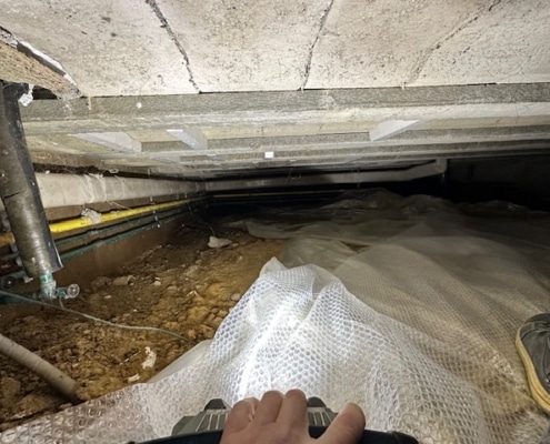 Milieuvriendelijk huis door vloerisolatie in Roermond Milieuvriendelijk huis door vloerisolatie in Roermond