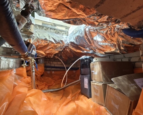 Kruipruimte isoleren in Noordwijk