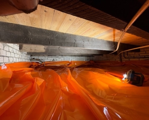 Kruipruimte ventilatie in Westervoort
