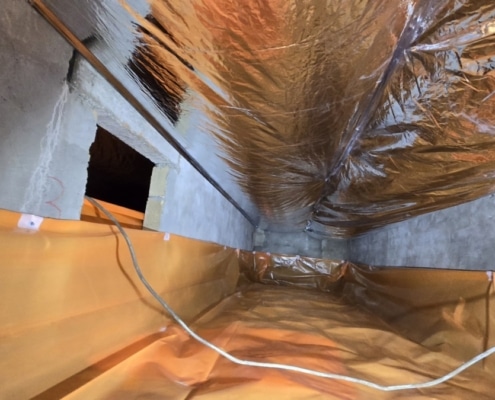 Kruipruimte ventilatie gaat schimmels tegen in Weert