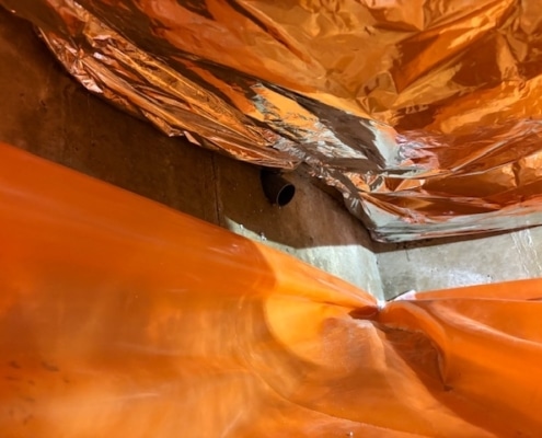 Kruipruimte ventilatie gaat schimmels tegen in Boxtel