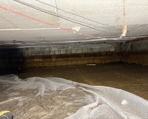 Milieuvriendelijk huis door vloerisolatie in Brecht Milieuvriendelijk huis door vloerisolatie in Brecht