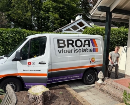 Milieuvriendelijk huis door vloerisolatie in Ulvenhout Milieuvriendelijk huis door vloerisolatie in Ulvenhout