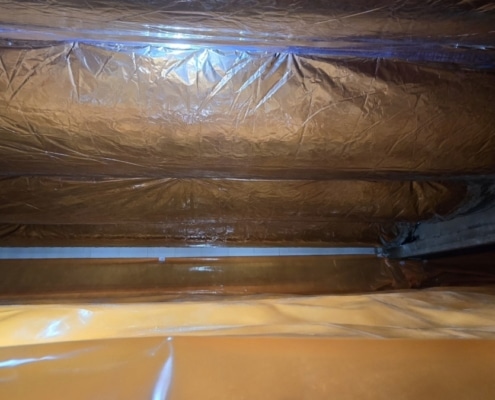 Kruipruimte isolatie in Krabbendijke