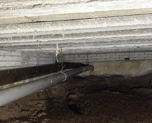Kruipruimte ventilatie in Woerden