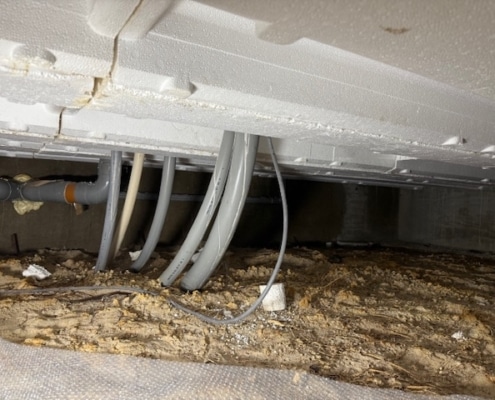 Milieuvriendelijk huis door vloerisolatie in Vught Milieuvriendelijk huis door vloerisolatie in Vught