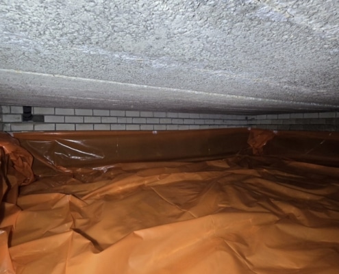 Kruipruimte ventilatie in Klundert