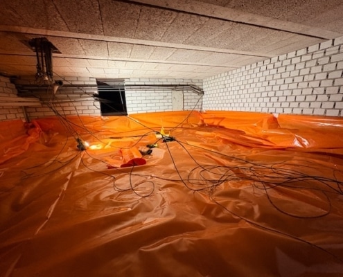 Kruipruimte isolatie in Waddinxveen Kruipruimte isolatie in Waddinxveen