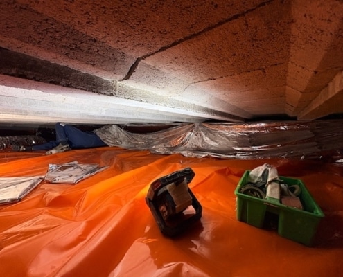 Milieuvriendelijk huis door vloerisolatie in Boxtel Milieuvriendelijk huis door vloerisolatie in Boxtel