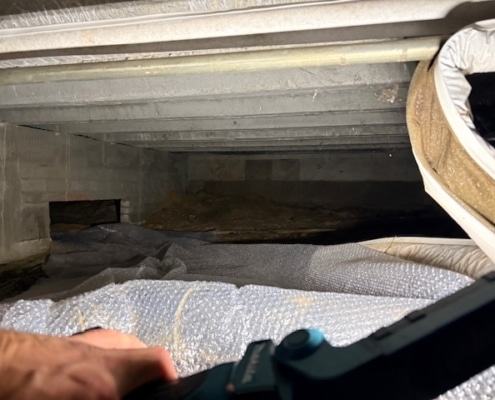 Warme vloer door vloerisolatie in Doorwerth Warme vloer door vloerisolatie in Doorwerth