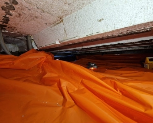 Kruipruimte isolatie in Heerhugowaard Kruipruimte isolatie in Heerhugowaard