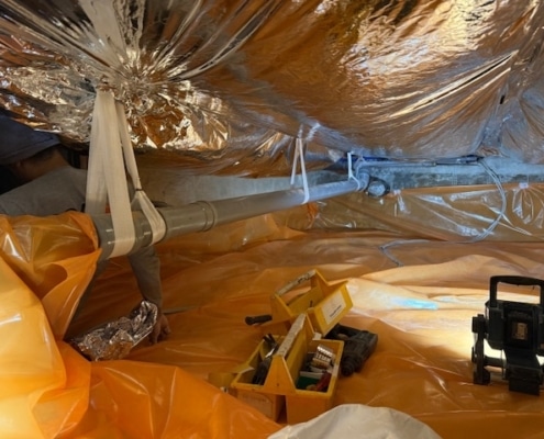 Kruipruimte isolatie in Sittard