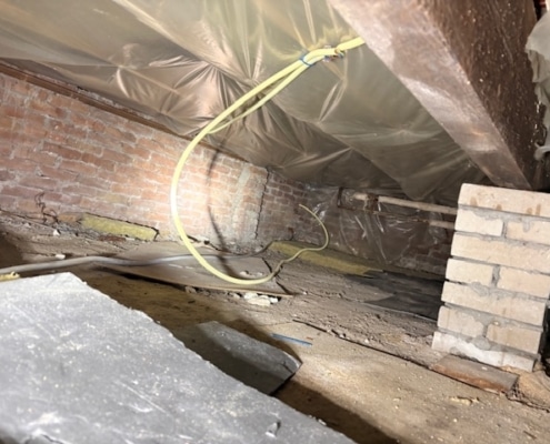 Kruipruimte isoleren in Oegstgeest