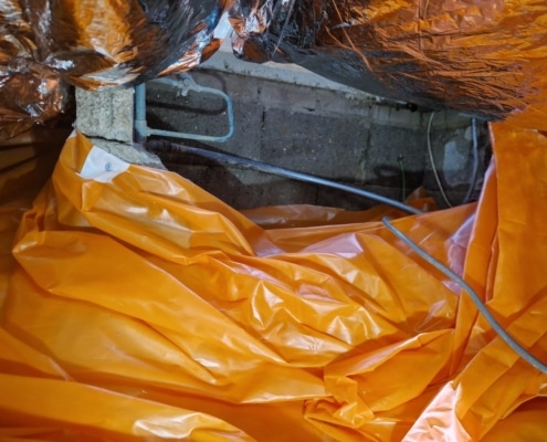 Warme vloer door vloerisolatie in Druten Warme vloer door vloerisolatie in Druten