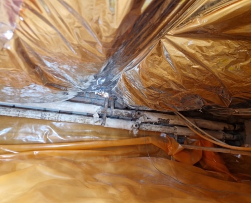 Warme vloer door vloerisolatie in Oegstgeest Warme vloer door vloerisolatie in Oegstgeest