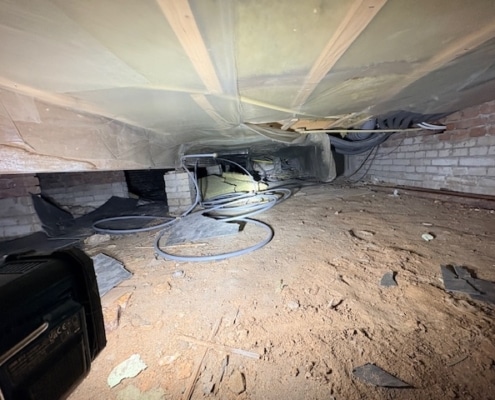 Warme vloer door vloerisolatie in Oegstgeest Warme vloer door vloerisolatie in Oegstgeest