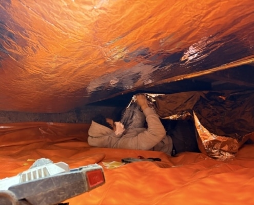 Lage energiekosten door vloerisolatie in Wormerveer Lage energiekosten door vloerisolatie in Wormerveer