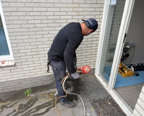 Milieuvriendelijk huis door vloerisolatie in Veenendaal Milieuvriendelijk huis door vloerisolatie in Veenendaal