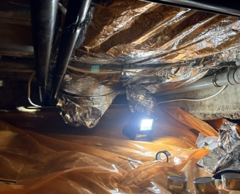 Warme vloer door vloerisolatie in 's Gravenhage Warme vloer door vloerisolatie in 's Gravenhage
