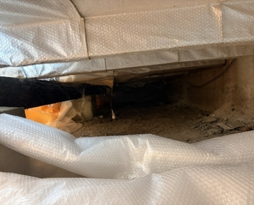 Warme vloer door vloerisolatie in Veldhoven Warme vloer door vloerisolatie in Veldhoven